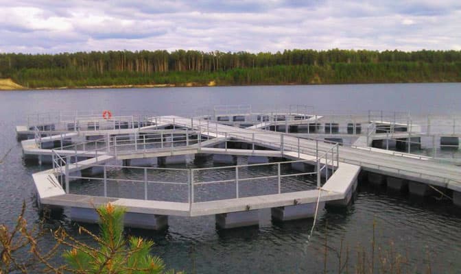 Садки для рыбного хозяйства